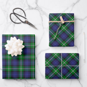 Clan Forbes Tartan Geschenkpapier Set