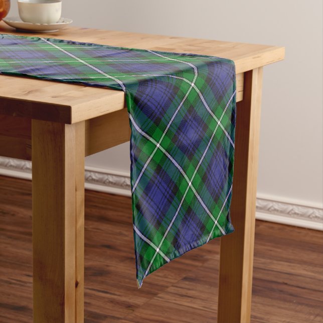 Clan Forbes Tartan Großer Tischläufer (Beispiel)