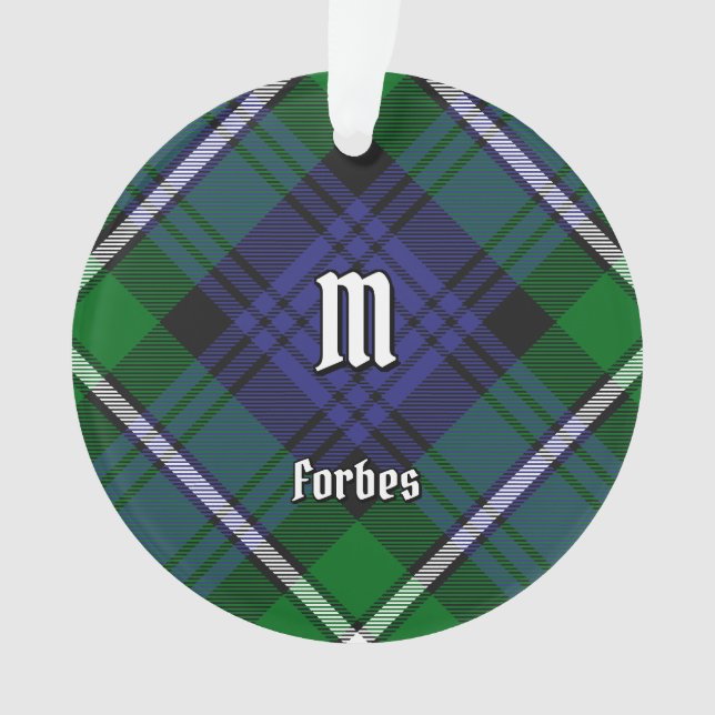 Clan Forbes Tartan Ornament (Vorderseite)