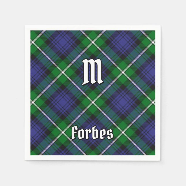 Clan Forbes Tartan Serviette (Vorderseite)