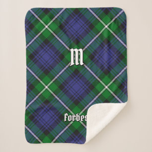 Clan Forbes Tartan Sherpadecke
