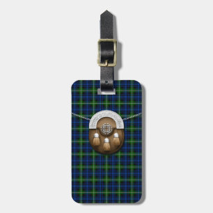 Clan-Forbes Tartan und Sporran Gepäckanhänger