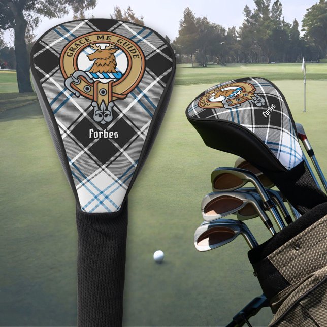 Clan Forbes Wappen über Dress Tartan Golf Headcover (Von Creator hochgeladen)