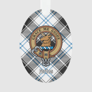 Clan Forbes Wappen über Dress Tartan Ornament