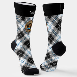 Clan Forbes Wappen über Dress Tartan Socken