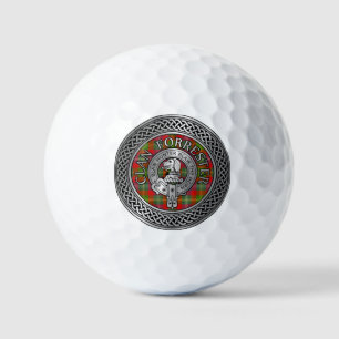 Clan Forrester Foster Wappen & Tartan Knot Golfball