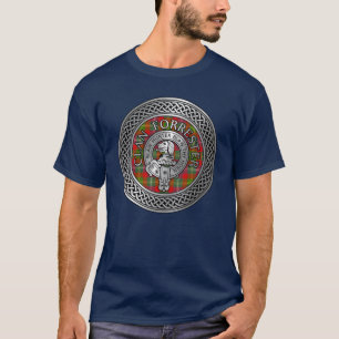 Clan Forrester Foster Wappen & Tartan Knot T-Shirt
