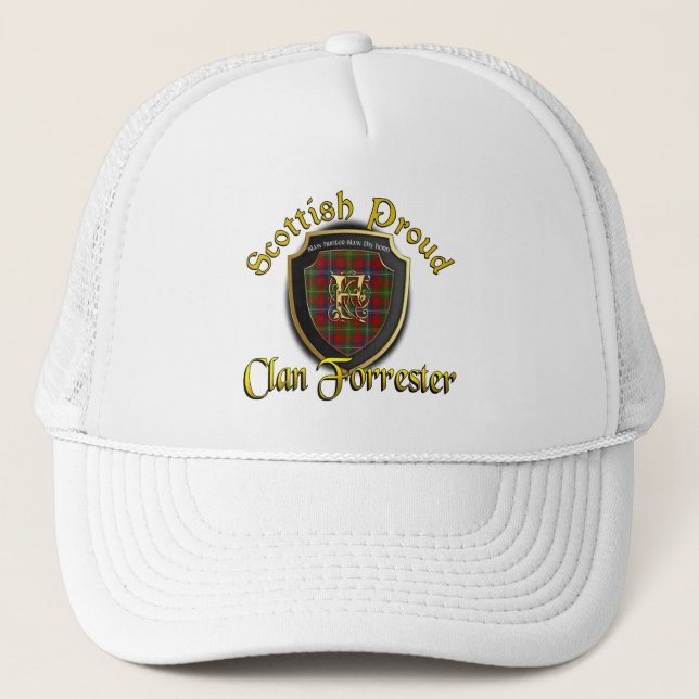 Clan Forrester Scottish Dynsty Cap Truckerkappe (Vorderseite)