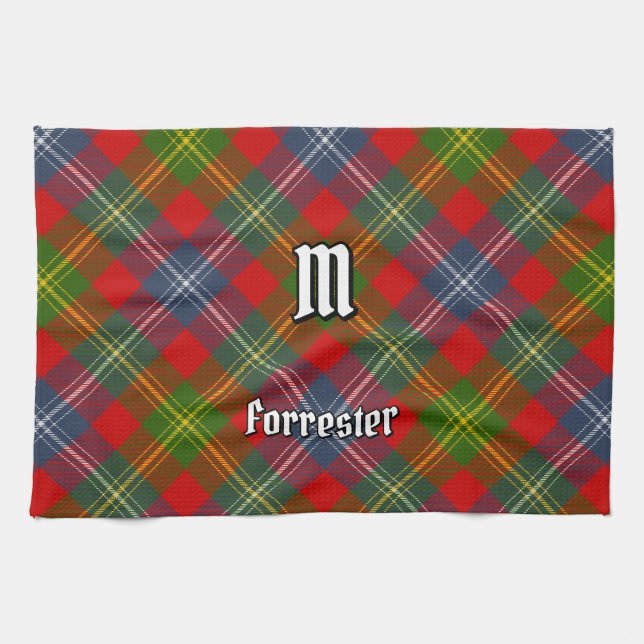 Clan Forrester Tartan Geschirrtuch (Horizontal)