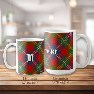 Clan Forrester Tartan Kaffeetasse