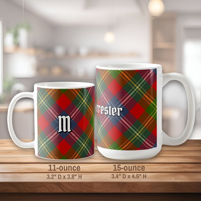 Clan Forrester Tartan Kaffeetasse (Von Creator hochgeladen)