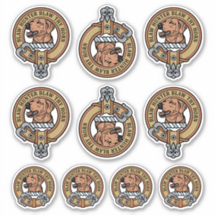 Clan Forrester Wappen Sticker Set