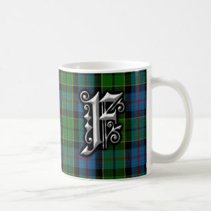 Clan Forsyth Forsythe MonogrammTartan Buchstabe-F Kaffeetasse