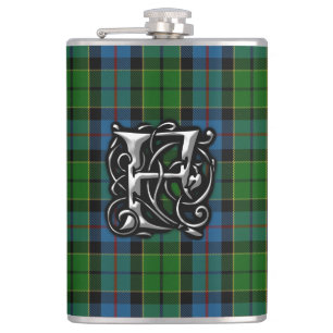 Clan Forsyth Forsythe Tartan-alte Flachmann