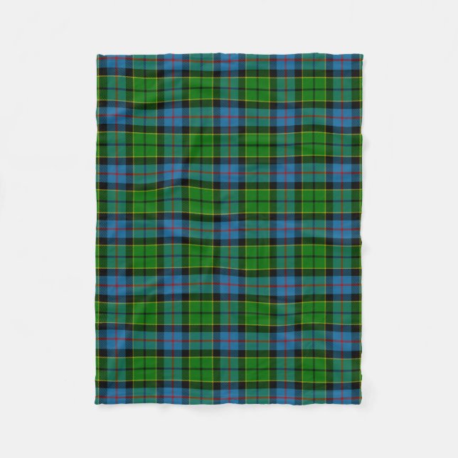 Clan Forsyth Tartan Kariert Fleecedecke (Vorderseite)