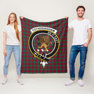 Clan Fotheringham Tartan Kariert Fleecedecke
