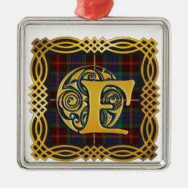 Clan Fraser alte Tartan-Tasse Silbernes Ornament