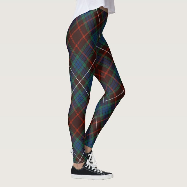 Clan Fraser alter Tartan - gedreht Leggings (Rechts)