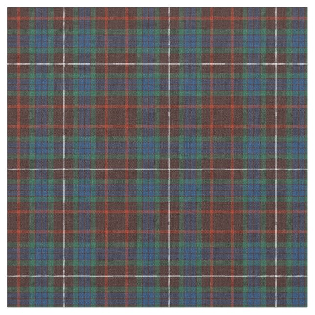 Clan Fraser alter Tartan Stoff (Nahaufnahme)