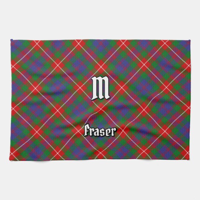 Clan Fraser Clan Fraser von Lovat Tartan Geschirrtuch (Horizontal)