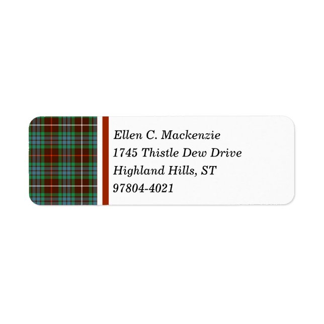 Clan Fraser Hunting Tartan (Vorne)