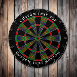 Clan Fraser Hunting Tartan Dart Board Dartscheibe<br><div class="desc">Clan Fraser jagen Tartan mit modernen Farben. Nahtloses Muster. Zwei benutzerdefinierte Textbereiche auf dem äußeren Ring.</div>
