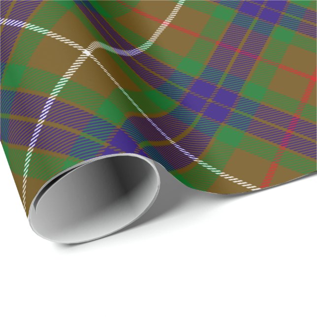 Clan Fraser Hunting Tartan Geschenkpapier (Rolleneckpunkt)