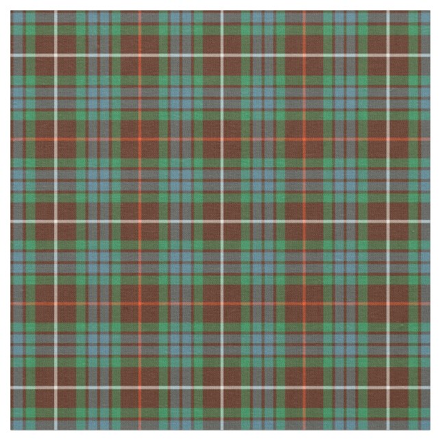 Clan Fraser Hunting Tartan Stoff (Nahaufnahme)