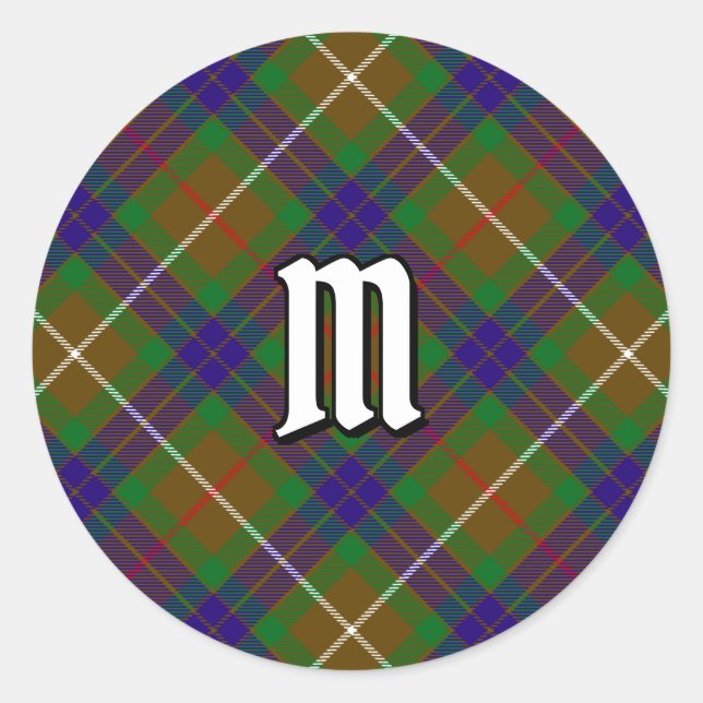 Clan Fraser Jagd Classic Round Sticker (Vorderseite)