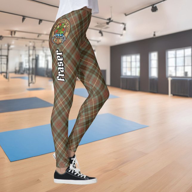 Clan Fraser Jagd gewitterter Tartan-Leggings Leggings (Von Creator hochgeladen)
