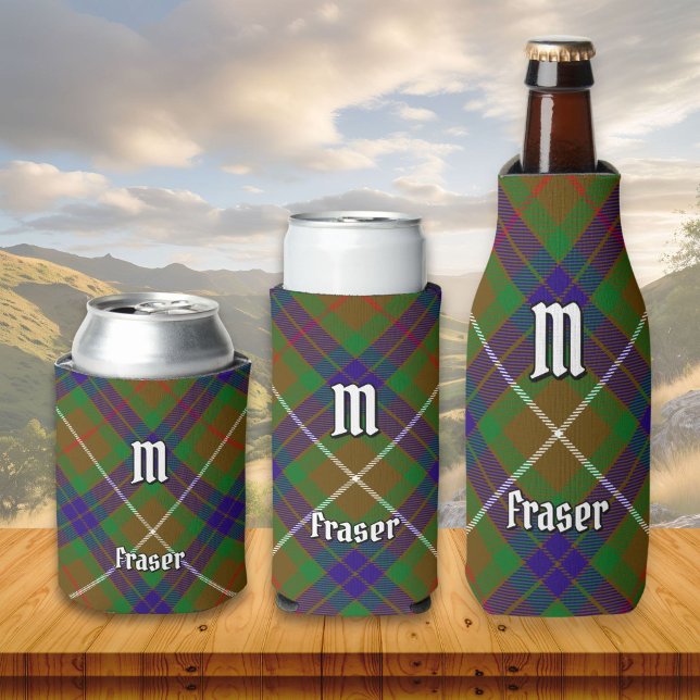 Clan Fraser Jagd Tartan Can Cooler Dosenkühler (Von Creator hochgeladen)