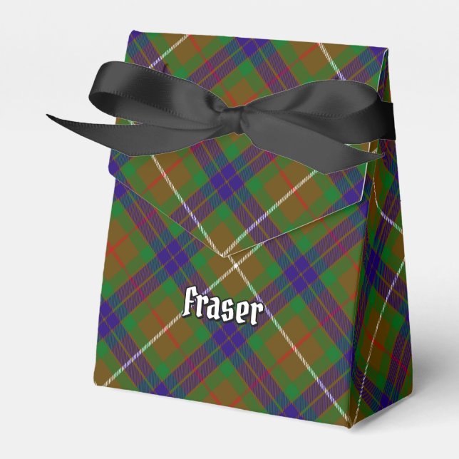 Clan Fraser Jagd Tartan Gevor Box Geschenkschachtel (Vorderseite)
