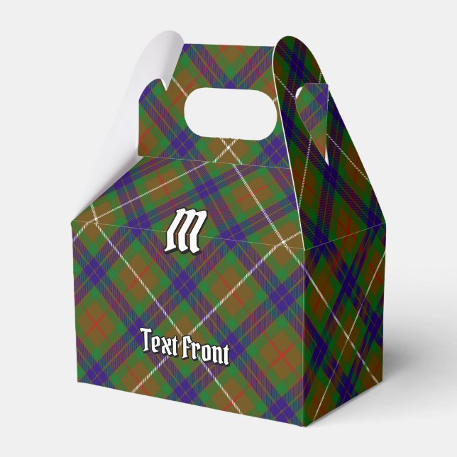 Clan Fraser Jagd Tartan Gevor Box Geschenkschachtel (Vorderseite)