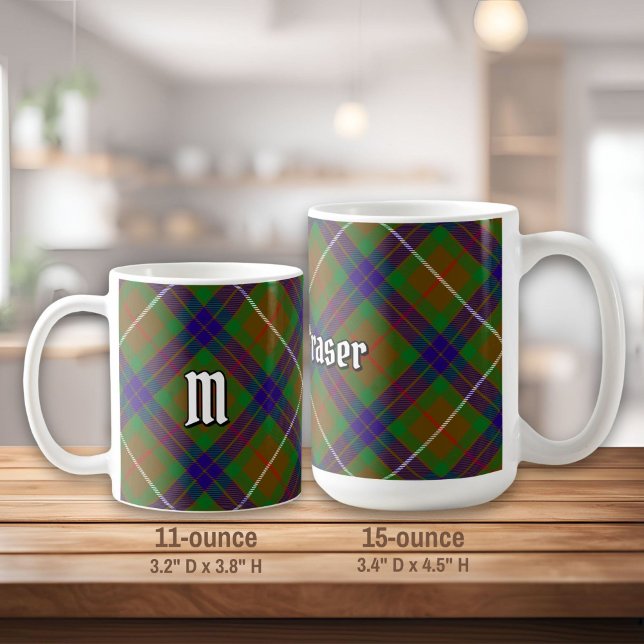 Clan Fraser Jagd Tartan Tasse (Von Creator hochgeladen)