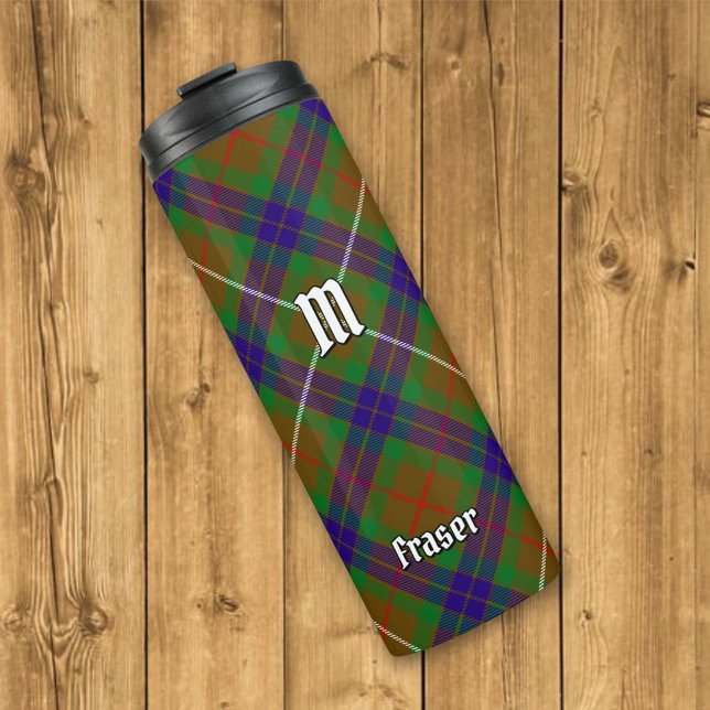 Clan Fraser Jagd Tartan Thermal Tumbler Thermosbecher (Von Creator hochgeladen)