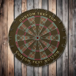 Clan Fraser Jagd Wetter Tartan Dart Board Dartscheibe<br><div class="desc">Clan Fraser jagt Tartan mit verwitterten Farben. Nahtloses Muster. Zwei benutzerdefinierte Textbereiche auf dem äußeren Ring.</div>