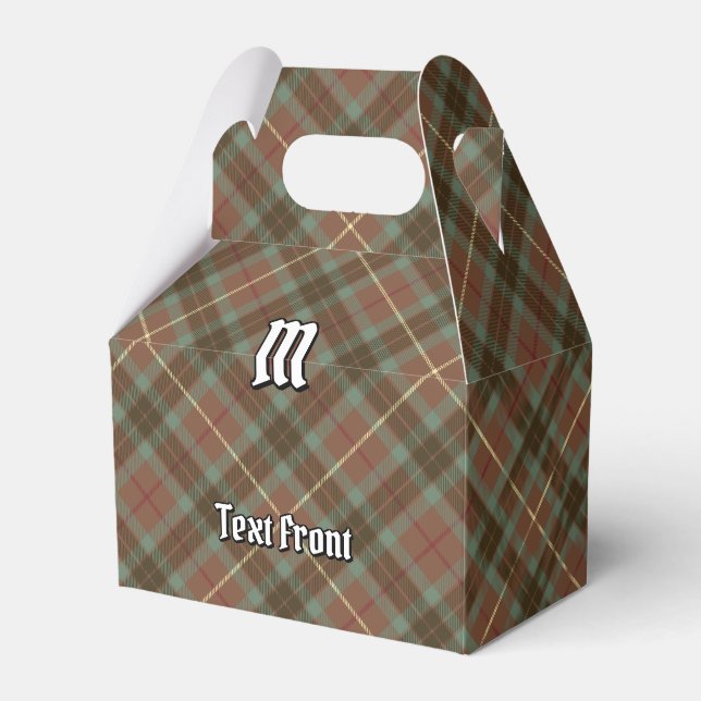 Clan Fraser Jagd Wetter Tartan Gefälligkeitsbox Geschenkschachtel (Vorderseite)