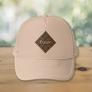 Clan Fraser Jagd Wetter Tartan Trucker Hat Truckerkappe