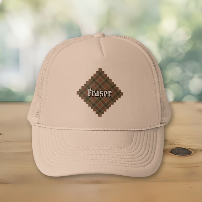 Clan Fraser Jagd Wetter Tartan Trucker Hat Truckerkappe (Von Creator hochgeladen)