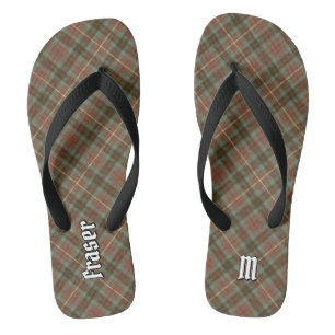Clan Fraser Jagdwetter Tartan Flip Flops