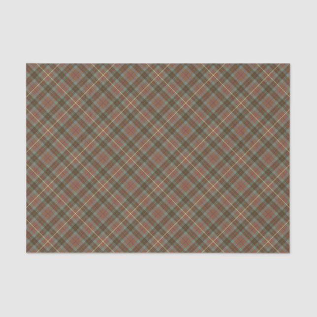 Clan Fraser Junting Tartan Seidenpapier (Vorderseite)