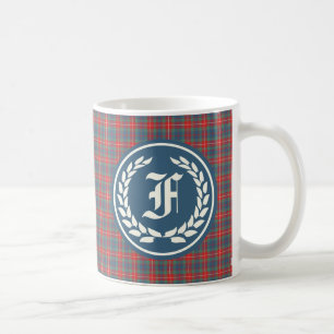 Clan Fraser of Lovat Ancient Tartan Monogramm Kaffeetasse