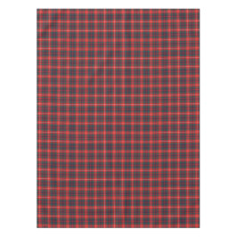 Clan Fraser Red and Navy Modern Scottish Tartan Tischdecke