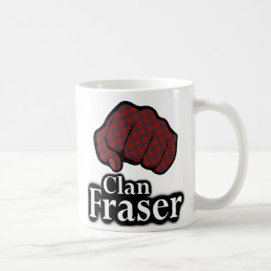 Clan Fraser Scotland Proud Tartan Fist Tasse