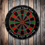 Clan Fraser Tartan Dart Board Dartscheibe<br><div class="desc">Clan Fraser Traditioneller Tartan mit modernen Farben. Nahtloses Muster. Zwei benutzerdefinierte Textbereiche auf dem äußeren Ring.</div>