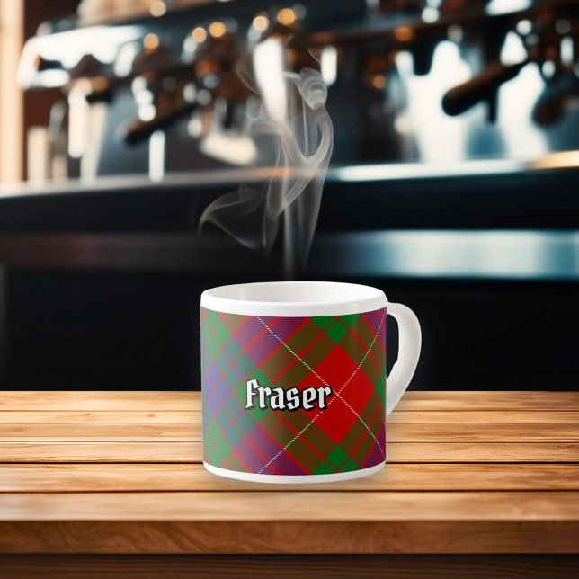Clan Fraser Tartan Espresso Cup Espressotasse (Von Creator hochgeladen)