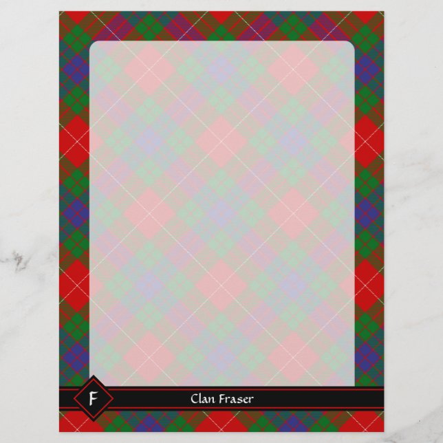 Clan Fraser Tartan Flyer (Vorne)
