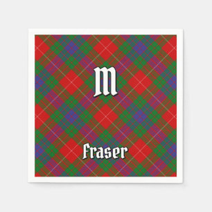 Clan Fraser Tartan Napkins Serviette