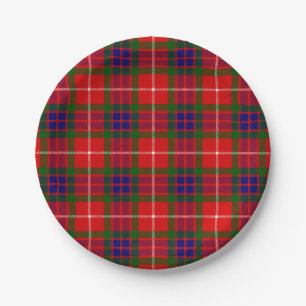 Clan Fraser Tartan Pappteller