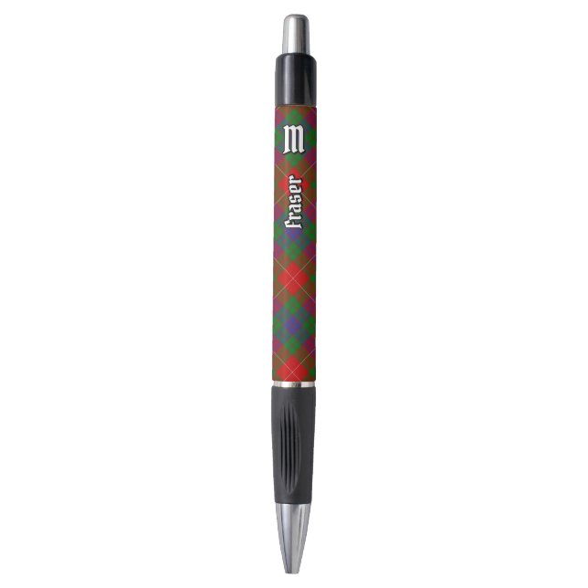 Clan Fraser Tartan Pen Kugelschreiber (Vorderseite Vertikal)